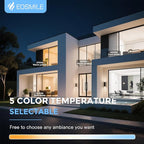 16 Pack 4 Inch 750LM Brightness, 5CCT Ultra-Thin LED Recessed Ceiling Light with Junction Box, Dimmable Canless Wafer Downlight, 9W, 120V,ETL FCC