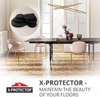 X-Protector 357 Pcs Black Felt Furniture Pads - Huge Quantity of Anti-Scratch, Heavy Duty Floor Protectors for Hardwood, Tile, Laminate - Suitable for Chairs, Tables, Sofa, Bed, Cabinet, Ottoman