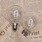 50 Pack G40 Light Bulbs Replacement, 120V 5W Clear Globe G40 Outdoor String Lights Bulbs Replacement, C7 or E12 Candelabra Base Wax Warmer Light Bulbs, 2200K Warm White Vintage Incandescent Bulbs