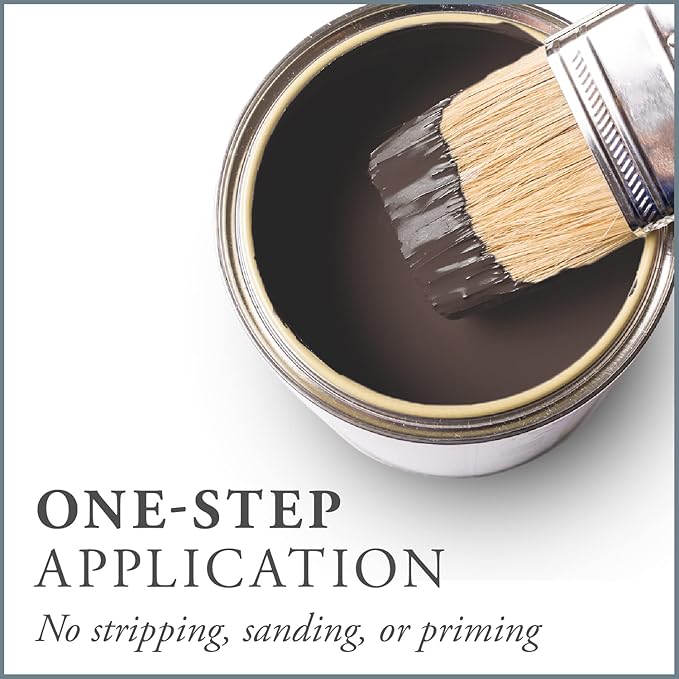 AMY HOWARD AT HOME Chalk-Based One Step Paint for Furniture, Cabinetry, Decor, Finish, and More | No Stripping, Sanding, or Priming | Dark Base | 16 Ounce | Windsor