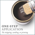 AMY HOWARD AT HOME Chalk-Based One Step Paint for Furniture, Cabinetry, Decor, Finish, and More | No Stripping, Sanding, or Priming | Dark Base | 16 Ounce | Windsor