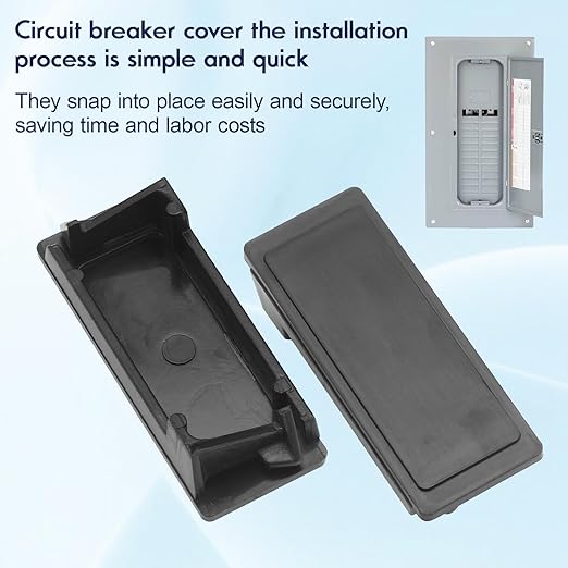Circuit Breaker Cover Plate for Siemens Use in Load Centers and Meter Combinations (Comes with Breaker Box Label) 10 Pack