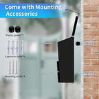 Wall-Mount Mailbox for Outside, Rust Resistant Mail Box Wall Mounted Outdoor, Galvanized Steel Morden Mailboxes (No Keys Locking)