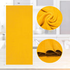 kimteny 13x28 Inches Kitchen Cloth Dish Towels, 400 GSM Premium Dishcloths, Super Absorbent Coral Velvet Microfiber Cleaning Cloths, Fast Drying Rags for Washing Dishes (8 Pack, Orange)