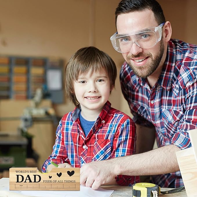 Dad Birthday Gifts from Daughter Son Wife Ideal Christmas Tool Gifts for Dad Father Daddy Step Bonus New Dads Spirit Level Bottle Opener Present for Birthday