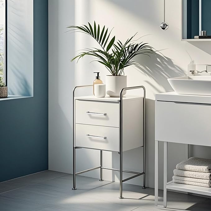 10 Pack 7.5 Inch(192mm) Hole Center Polished Chrome Modern Cabinet Pulls Kitchen Cabinet Handles Kitchen Cabinet Hardware Timeless Drawer Pulls for Dresser Cupboard Wardrobe, Chrome(7.5x10)