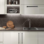 COTYKILEY 6 Pack 10 Inch(256mm) Matte Black Rectangular Kitchen Cabinet Pulls