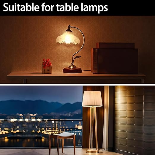 Lamp Socket Replacement, E26 Threaded Base, Turn Knob for Low-Medium-High Light Settings 2 Way (Gold)