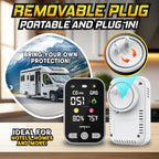 MARCALA 2026 1-Pack Travel Carbon Monoxide Detector | Carbon Monoxide Detectors Portable | Carbon Monoxide and Gas Detectors | Wall Plug-in & Battery for Power Outage | Temp, Humidity, Gas & CO Alarm!