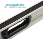 CHANNELLOCK 78-Inch Professional-Grade Magnetic Aluminum I-Beam Level with 3 Vials, 5100-0078M