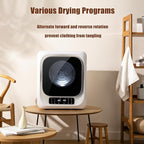 Auertech 12lbs Portable Dryer for Apartment Laundry, Portable Clothes Dryer with 6 Drying Modes, LED Control Panel, Stainless Tub, Mini Compact Dryer for Apartment, RVs, Dorms