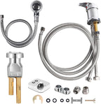 ZILAMPU Salon Shampoo Bowl Sink Faucet Vacuum Breaker Replacement Kit Hair Salon Waterproof Faucet with Shampoo Bowl Hose and Sprayer Replacement Parts for Shampoo Bed Basin for Backwash Barber Chair