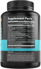 12-in-1 Nootropic Brain Supplement w/ Caffeine Anhydrous: Ginkgo Biloba for Brain Support, Memory & Focus - B12, Alpha GPC, L Theanine & Choline Supplements with Bioperine with 1321mg, 60ct (2 Pack)