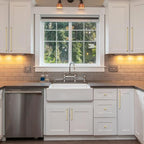 10 Pack 10 Inch Gold Cabinet Handles - Kitchen Hardware Pulls for Cabinets