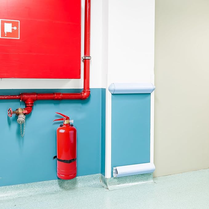 2 Pack Fire Extinguisher Brackets, 5 LB Fire Extinguisher Wall Mount Bracket, Metal Heavy Duty Fire Extinguishers Holder for Home, Car, RV, Truck, Mini Fire Extinguishers (Non-Universal)