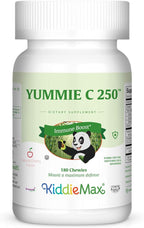 Maxi-Health Chewable Vitamin C - Zinc lozenges - Immune Booster - Cherry Flavor - 180 Chewies - Kosher