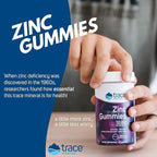 Trace Minerals Zinc Gummies - Chewable Zinc Supplement with Elderberry - Supports Immune System Health - Supplement to Aid Healthy Digestion & Development - Elderberry, 60 Gummies (30 Servings)