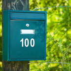 Leinuosen 260 Pcs Back to School Gifts Mailbox Numbers Stickers Adhesive Numbers for Outside Reflective Vinyl Waterproof Address Sticker for Mailbox Signs, Classroom, 1&2&3 Inch(White Word)