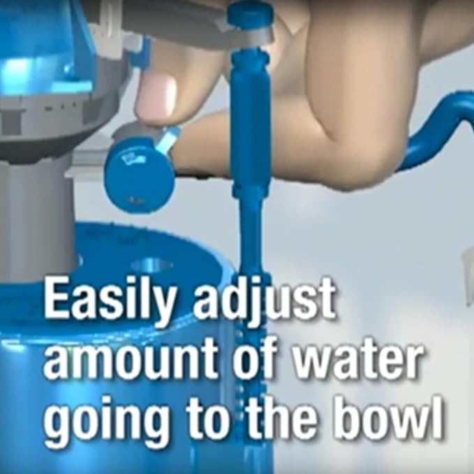 Danco HYR460 HyrdroRight Water-Saving Toilet Tank Repair Kit with Dual Flush Valve, Includes Dual Push Btton Handle in Chrome (Pack of 4)