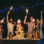 25 Pack C9 Christmas Replacement Light Bulbs, Blue Ceramic Bulbs C9 Vintage Christmas Light for Outdoor Patio Indoor String Lights, C9/E17 Intermediate Base, 7 Watts Night Light, 120 Volt-Bule