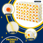 Leumoi 400 Pieces 4 Inch Mini Paint Roller Cover Bulk Small Microfiber 1/2" Nap for Paint Roller for House Painting Brush Supplies, DIY Craft Home Wall Repair Tool Kit Set