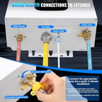Propane Tankless Water Heater, 4.21GPM 16L Indoor,Constant propane water heater,Instant Hot Propane Gas Water Heater with Fahrenheit Digital Display,Multi-Protection