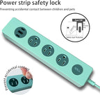 SOLL IPX9 Outdoor Power Strip Weatherproof, Surge Protector Power Strip with 3 Outlet and 3 USB Charging Ports(2 USB C), 6FT Extension Cord for Patio, Garden, Bathroom, Kitchen, Garage, Office