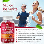 VVNaturals Sugar-Free 26-in-1 Liver Cleanse Detox & Repair Fatty Liver Formula Gummies; 3000mg Blend of Glutathione, Silymarin Milk Thistle, Choline, TUDCA | Liver Detox Gummies - 60 Vegan Ct