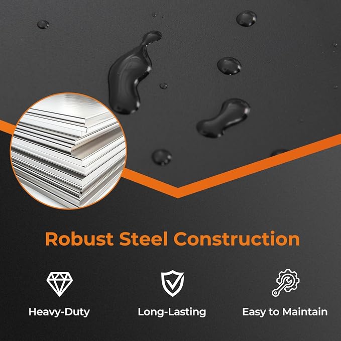 IRONMAX 11-Drawer Tool Chest with Wheels, 2-in-1 Detachable Tool Storage Organizer Tool Cabinet with Locking System & Liner, Metal Rolling Toolbox for Warehouse, Garage, Workshop, Household