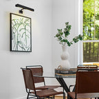 Picture Light, 24" Black Picture Lights for Wall, Bronze Art Lights Hardwired, Dimmable Gallery Light, 3000K Vanity Lights, Picture Frame Light for Bathroom Wall Sconces Artwork Poster Display