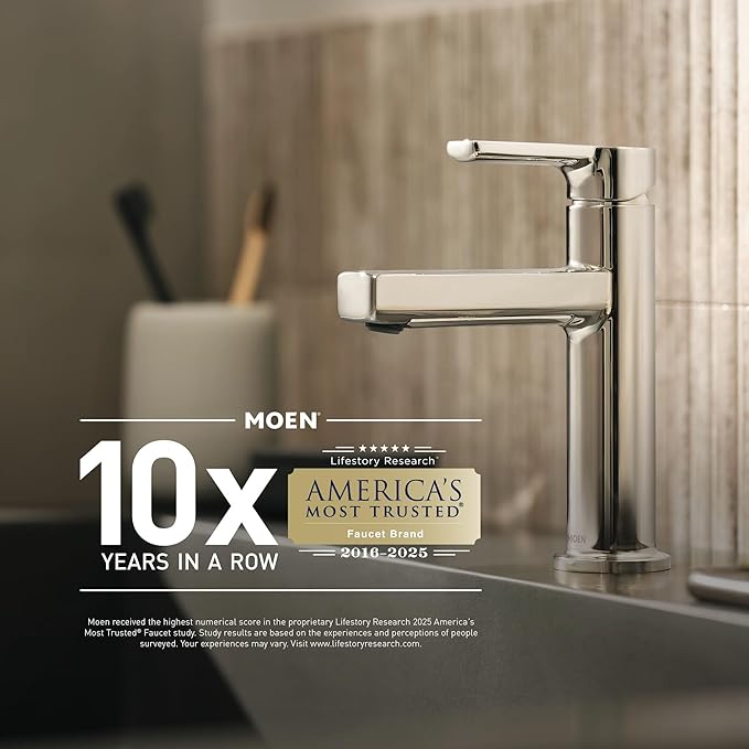 Moen 7295SRS Brantford One-Handle Pullout Kitchen Faucet Featuring Power Clean and Reflex, Spot Resist Stainless