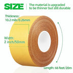 CHENYA Double Sided Tape Heavy Duty,2" X 66 Ft,High Tack Strong Wall Adhesive with Fiberglass Mesh,Super Sticky Resistente Clear Strong Mounting Tape for Crafts,Carpet,Picture