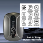 E65 Pro Pump-integrated Tankless Electric Water Heater 6.5kW 240V, LED Temp. Display with Big Knob Control, IPX4, Multi-protection, 1 Point of Use, 86-131℉ On Demand Under Sink Hot Water Heater