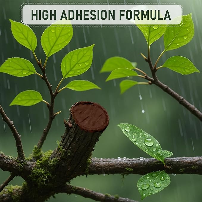 Tree Wound Sealer & Dressing, 500g Tree Pruning Sealer for Cut, Damaged Bark, Grafting – Effective Tree Repair Sealant for Shrub, Bonsai, Rose, Orchard | Horticulture Grade Seal Formula