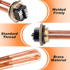 HE 55220 Water Heater Element Replacement for Ecosmart ECO POU 6, ECO 8, ECO 11, Rheem, Eemax, Richmond Electric Tankless Water Heater, 5.5KW 220V/6KW 240V Unit