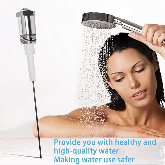 Powered Anode Rod for Water Heater Gallon Tank, Electrical Anode Rod, Eliminates Rotten Egg (60-120 gallon tank)