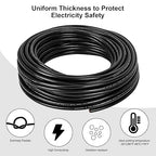 16 Gauge Wire 3 Conductor,16 AWG Electrical Wire Stranded PVC Cord Oxygen-Free Copper Cable,50FT 3 Core Pure Copper Flexible Cable Wire for LED Lamp Lighting Strips Automotive (50FT, 16AWG-3C)…