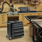 IRONMAX 11-Drawer Tool Chest with Wheels, 2-in-1 Detachable Tool Storage Organizer Tool Cabinet with Locking System & Liner, Metal Rolling Toolbox for Warehouse, Garage, Workshop, Household