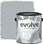 EVOLVE Paint & Primer: Environment-friendly, Low Sheen with One-coat Coverage for Interior & Exterior surfaces (Pebble Gray, 1-Gallon)