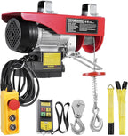 VEVOR Electric Hoist, 440 lbs 120V Electric Winch with 328 ft Wireless & 14 ft Wired Remote Control, 40 ft Single Cable Lifting Height, Single/Double Slings, Lift Hoist for Garage Warehouse Factory