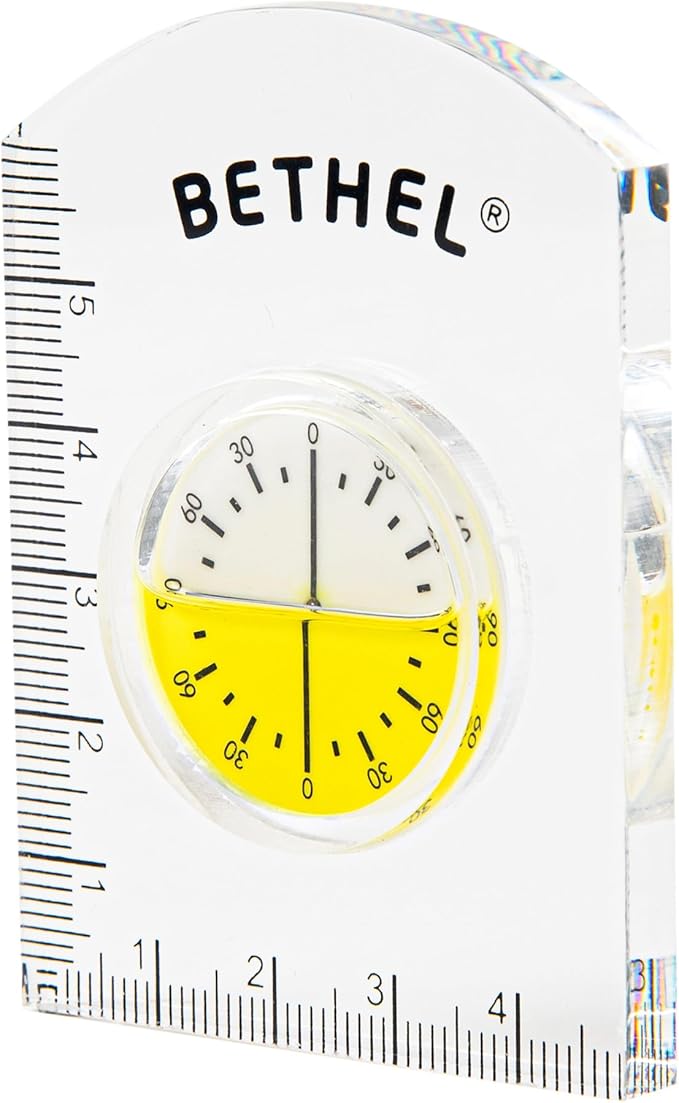 BETHEL Circular Bubble Level Bullseye Degree Marked Surface Round Spirit Levels Measuring Tool