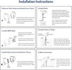 DAONEG 4W LED Landscape Spotlights GL101-BZLED8 Bronze 8 Pack Low Voltage Warm White Waterproof for Driveway, Yard, Lawn, Patio, Walls, Trees, Flags, Outdoor Light