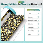 iSpring WGB31B-KS Whole House Water Filter System, Reduces Heavy Metals, Lead, Chlorine, Chloramine, Sediments, 3-Stage Filtration, 10” x 4.5” Filters, 1” Inlet/Outlet