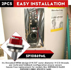 SP10869ML 240V 4500W Resistor Element fits for Rheem Water Heater Element, Replacement Part for Rheem, GE and Ruud Heaters, for Models 2NPH0613-0AO0, 2NPH0811-0BB0,3PH2912-1AB0, 3PH3003-1AA0