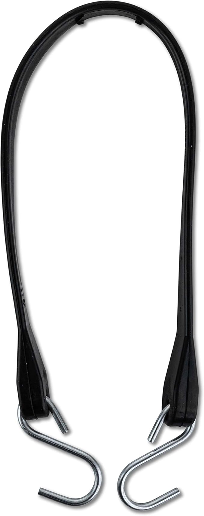 Miloo Rubber Bungee Cords with Hooks - Heavy Duty Tarp and Cargo Straps - Made in USA - 10 Inch Pack of 50