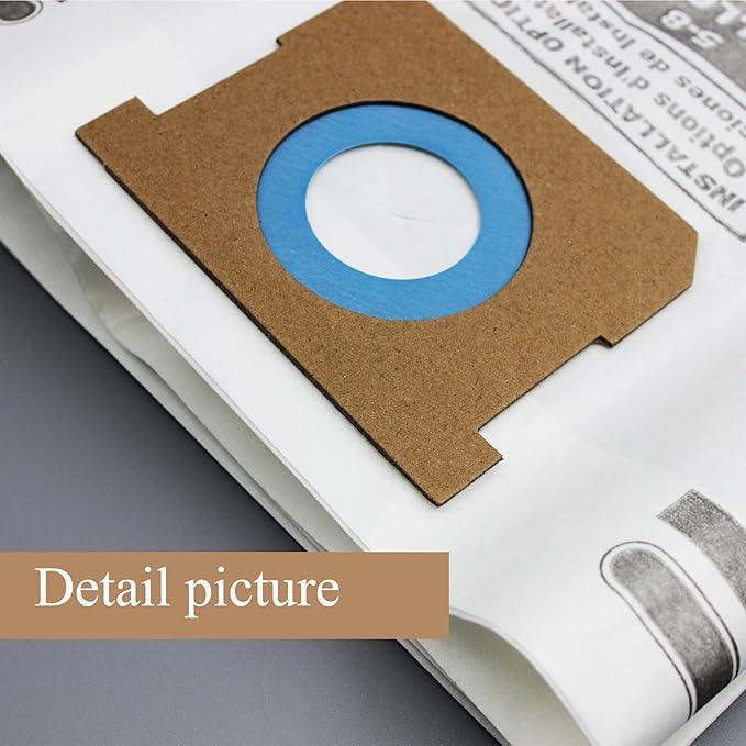 3 Pack Shop Vac 5-8 Gallon Filter Bags, ALYYDBG Type E - 90661 906-61 9066100 9066133; Type H 90671 9067-1 9067100 9067133 Vacuum Cleaner Filter Bags