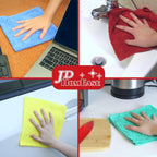 Microfiber Cleaning Cloths,12 Pack, 16"x16", All-Purpose, Softer, Highly Absorbent, Lint-Free, Reusable, Washable Pro Towels, Red, for House, Kitchen, Bathroom, Car, Office