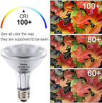 Vinaco PAR30 Long Neck Halogen 60W 120V, Long Lasting 6 Pack PAR30L Flood Light Bulb, PAR30 Dimmable, High Output 1000LM with PAR30 E26 Warm White 2800K Indoor Outdoor PAR30LN