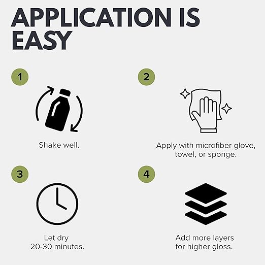 Acrylic Sealer for Concrete & Cement Crafts – Low Gloss, Non-Toxic, Water Resistant, Food Safe – Compatible with Jesmonite – 16 oz (80oz)