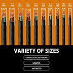 75ft 10/3 10 AWG Portable Power Cable (3 Conductor) - SJOOW 300V 10 Gauge Electric Wire for Motor Leads, Portable Lights, Battery Chargers and Machinery - 3 Conductor - 75 Feet Electrical Cord